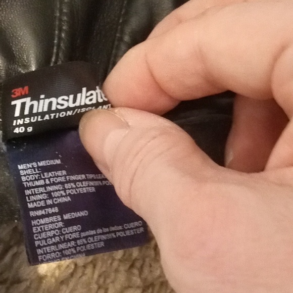 Men’s Claiborne very dark brown Lambskin Leather Jacket - Picture 15 of 15